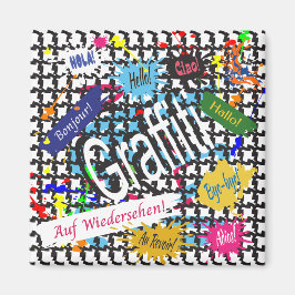 Hälsning Graffiti Magnet