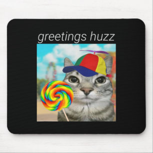 Hälsning Huzz Funny Gen Z Gen Alpha Slang Meme Musmatta
