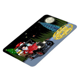 Hälsning julkort magnet