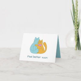 Hälsning känner sig bättre snart, Anpassningsbar t Helgkort