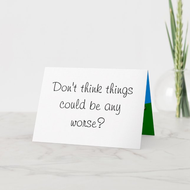 Hälsning-kort för Friend-uppmuntran Kort (Framsida)