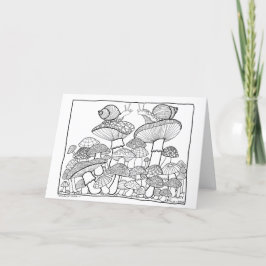 Hälsning-kort - svampdocka helgkort