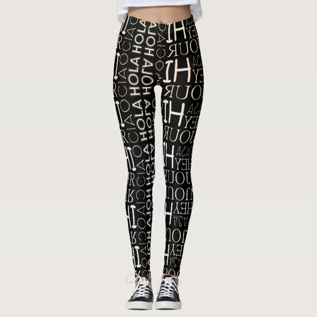 Hälsning Leggings (Framsida)