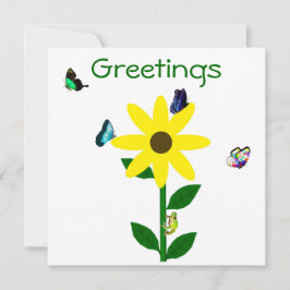 Hälsning Notecard Julkort