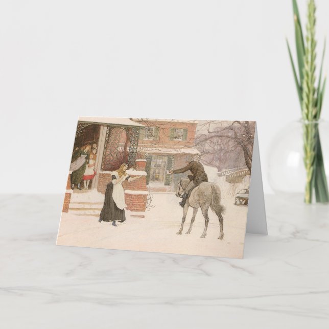 Hälsning Postman av Robert Walker Macbeth Helgkort (Framsida)