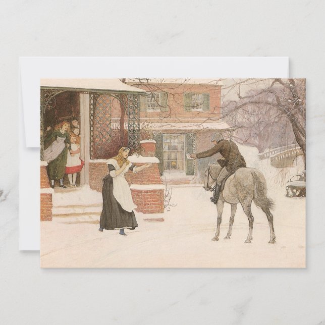 Hälsning Postman av Robert Walker Macbeth Kort (Framsida)