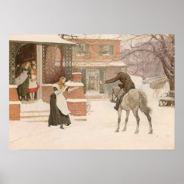 Hälsning Postman av Robert Walker Macbeth Poster (Framsidan)