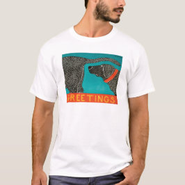 Hälsning Rolig hund T Shirt