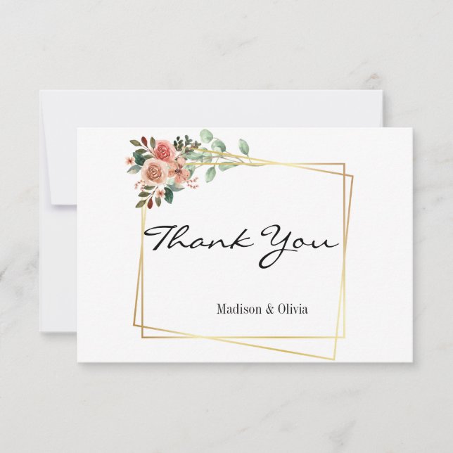 Hälsning tackkort tack kort (Framsida)