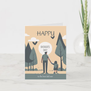 Hälsning till Bästa Pappa någonsin, Fin och funny Kort