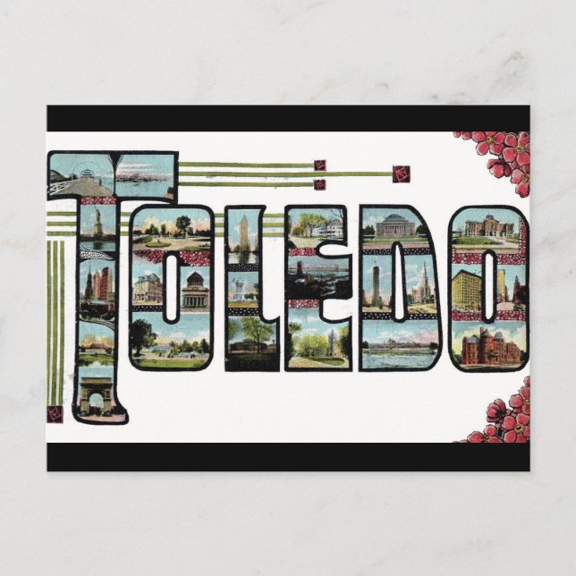 Hälsning Toledo Ohio-vykort Vykort (Framsida)