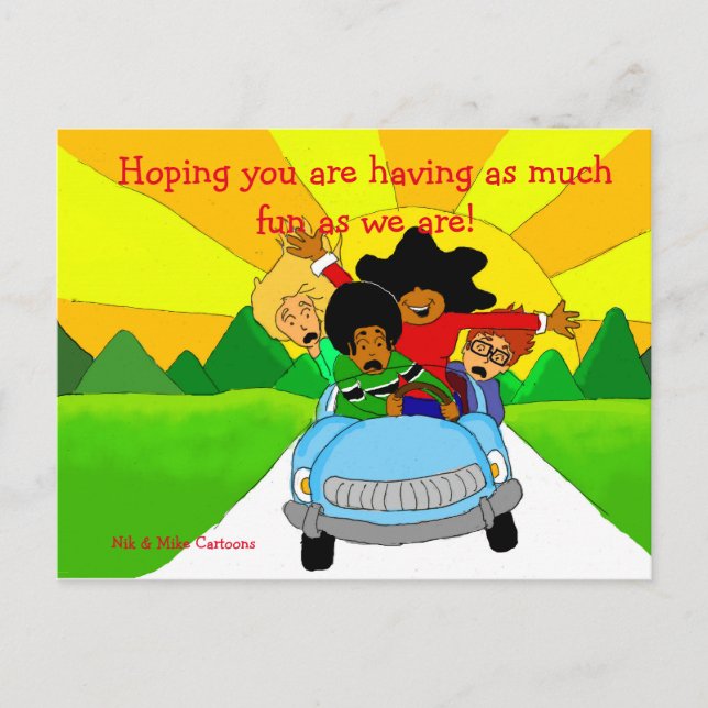 Hälsning Vykort (Framsida)