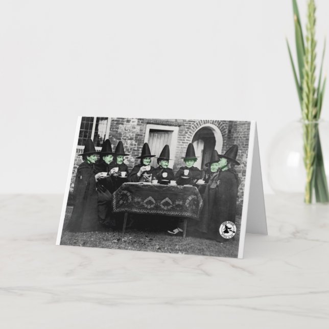 Hälsning Witch Card Olde Salem Witch & Co. Kort (Framsida)