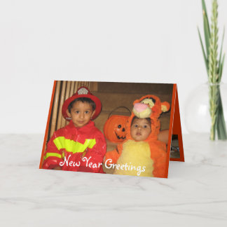 Hälsningar 2008 för nytt år helgkort