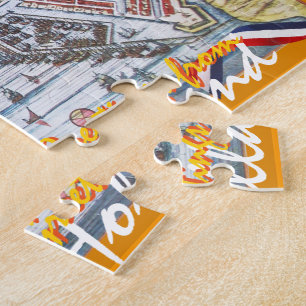 Hälsningar för vintageAmsterdam karta från Holl Pussel