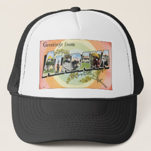 Hälsningar från Alabama, vintage Truckerkeps
