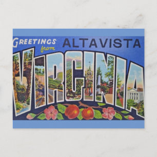 Hälsningar från AltaVista Virginia Vykort