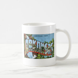 Hälsningar från Arkansas, vintage Kaffemugg