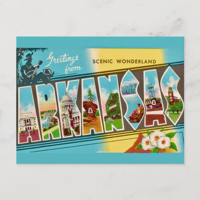 Hälsningar från Arkansas vykort  (Framsida)