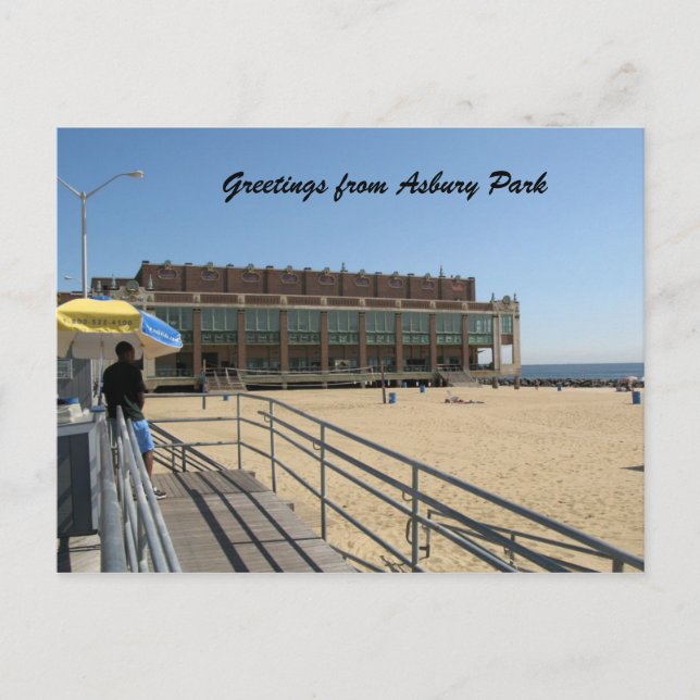 Hälsningar från Asbury Park Vykort (Framsida)
