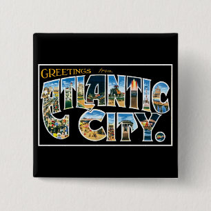 Hälsningar från Atlantic City! Knapp