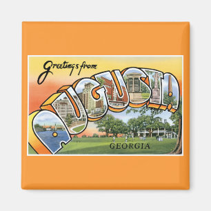 Hälsningar från Augusta, GA! Magnet