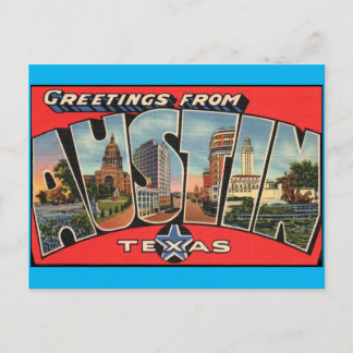 Hälsningar från Austin Texas Vykort