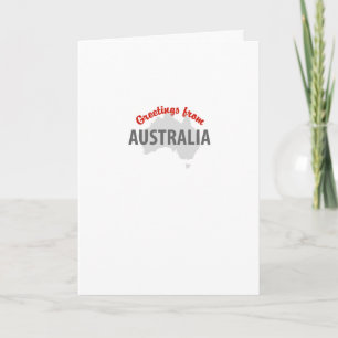 Hälsningar från Australien - Kanalisera-Webben Kort