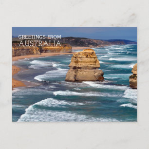Hälsningar från Australien Strand vykort