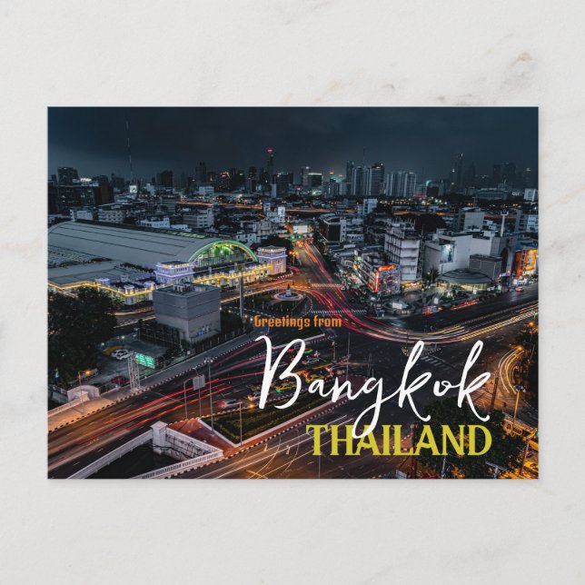 Hälsningar från Bangkok Thailand vykort  (Framsida)