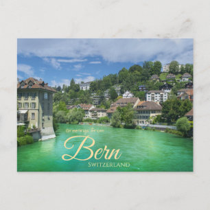 Hälsningar från Bern Schweiz vykort