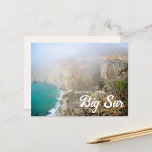 Hälsningar från Bixby Bridge Big Sur vykort