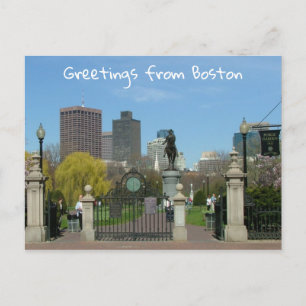 Hälsningar från Boston Vykort