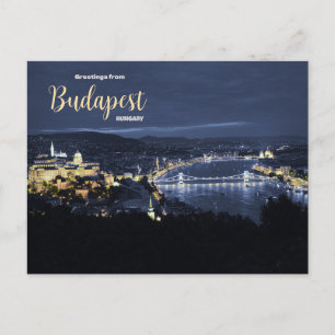 Hälsningar från Budapest Ungern Resa Vykort