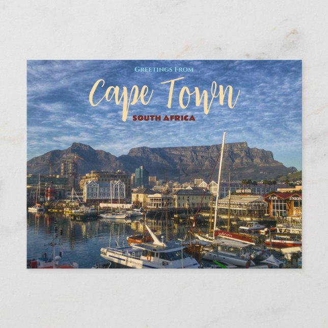 Hälsningar från Cape Town Vykort med vy  (Framsida)