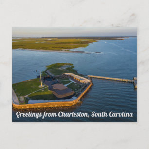 Hälsningar från Charleston, South Carolina vykort