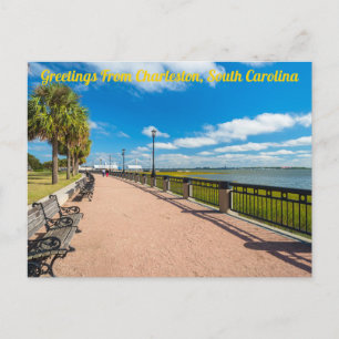 Hälsningar från Charleston, South Carolina vykort