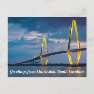 Hälsningar från Charleston, South Carolina vykort