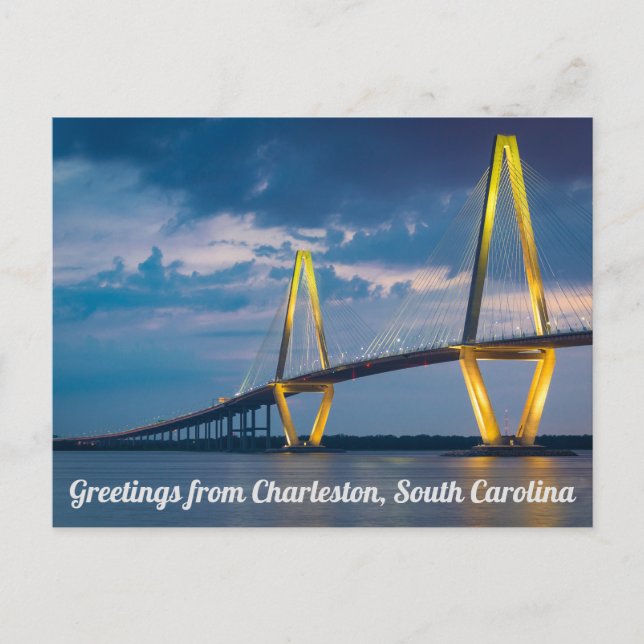 Hälsningar från Charleston, South Carolina vykort (Framsida)