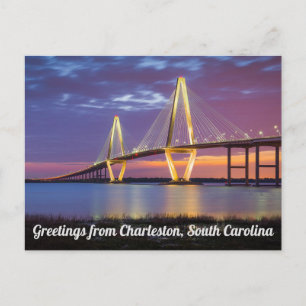 Hälsningar från Charleston, South Carolina vykort