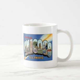 Hälsningar från Chicago Illinois Kaffemugg