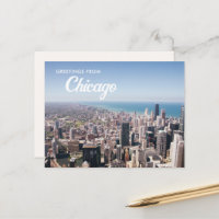Hälsningar från Chicago vykort