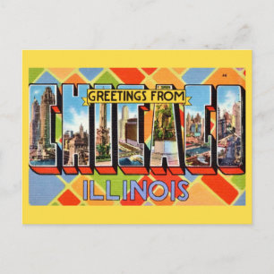 Hälsningar från Chicago vykort