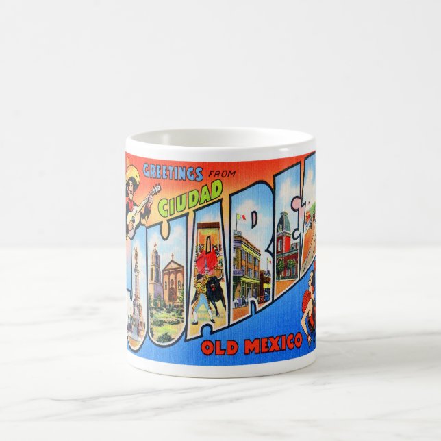 Hälsningar från Ciudad Juarez Mexico Kaffemugg (Center)
