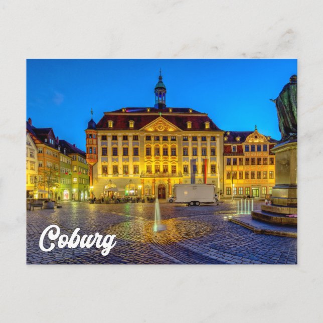 Hälsningar från Coburg, Bayern, Tyskland Vykort (Framsida)