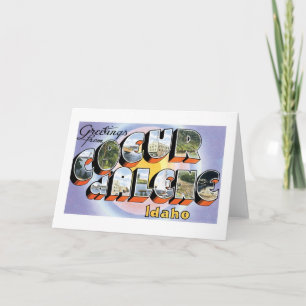 Hälsningar från Coeur d'Alene, Idaho! Kort