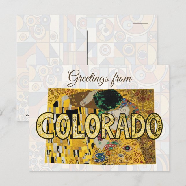 Hälsningar från Colorado Vykort (Fram/baksida)
