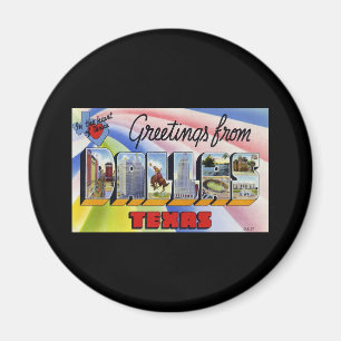 Hälsningar från Dallas Texas Magnet