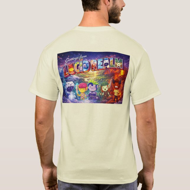 Hälsningar från den klara sfären t shirt (Baksida)