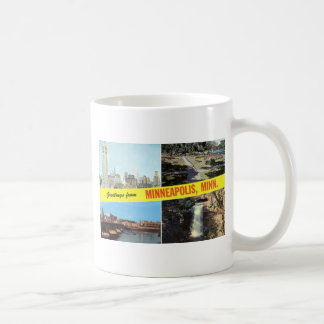 Hälsningar från den Minneapolis 50-tal Kaffemugg